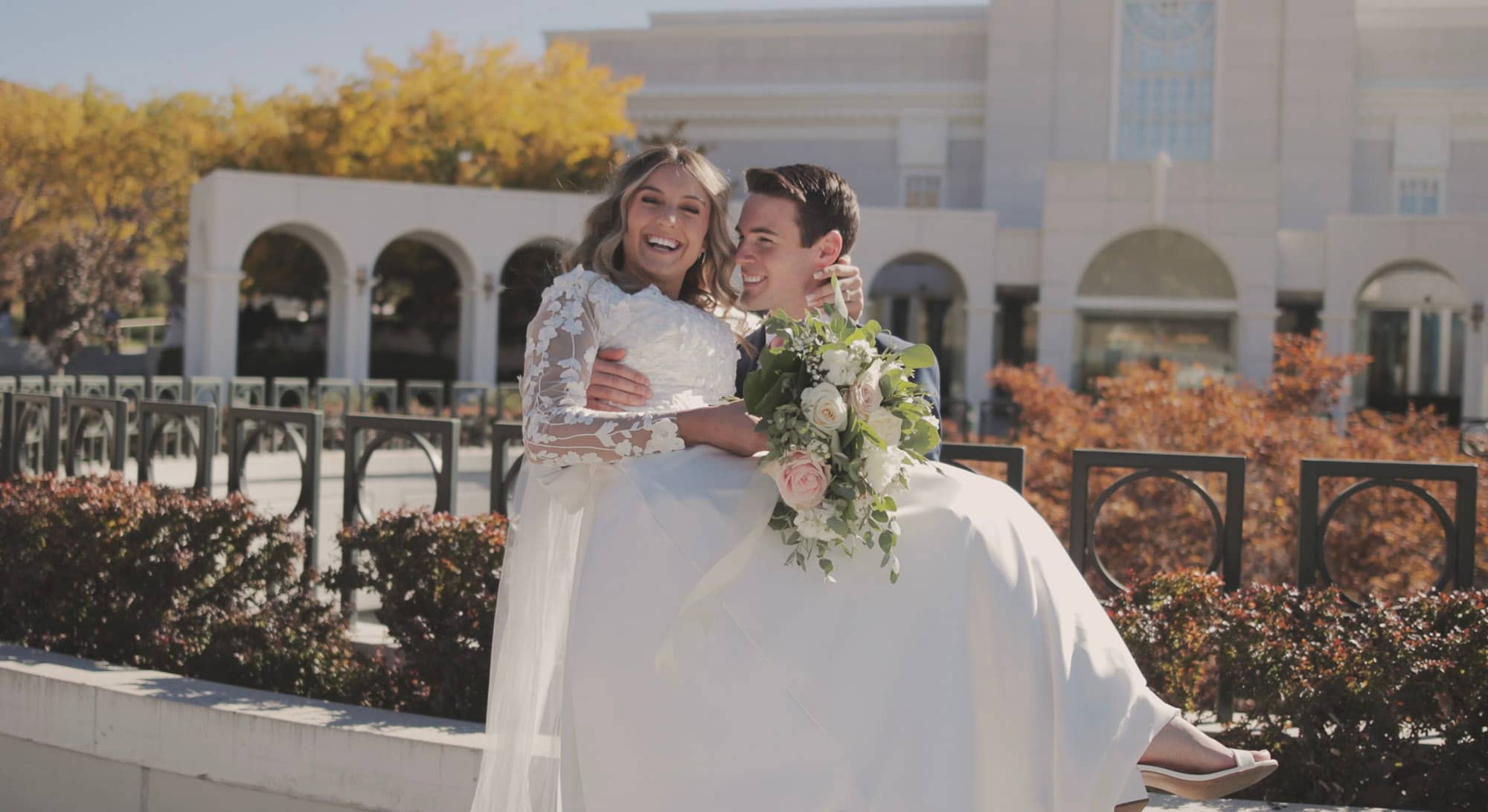 Hannah + Austin // Payson Utah Temple // LDS Wedding Film 